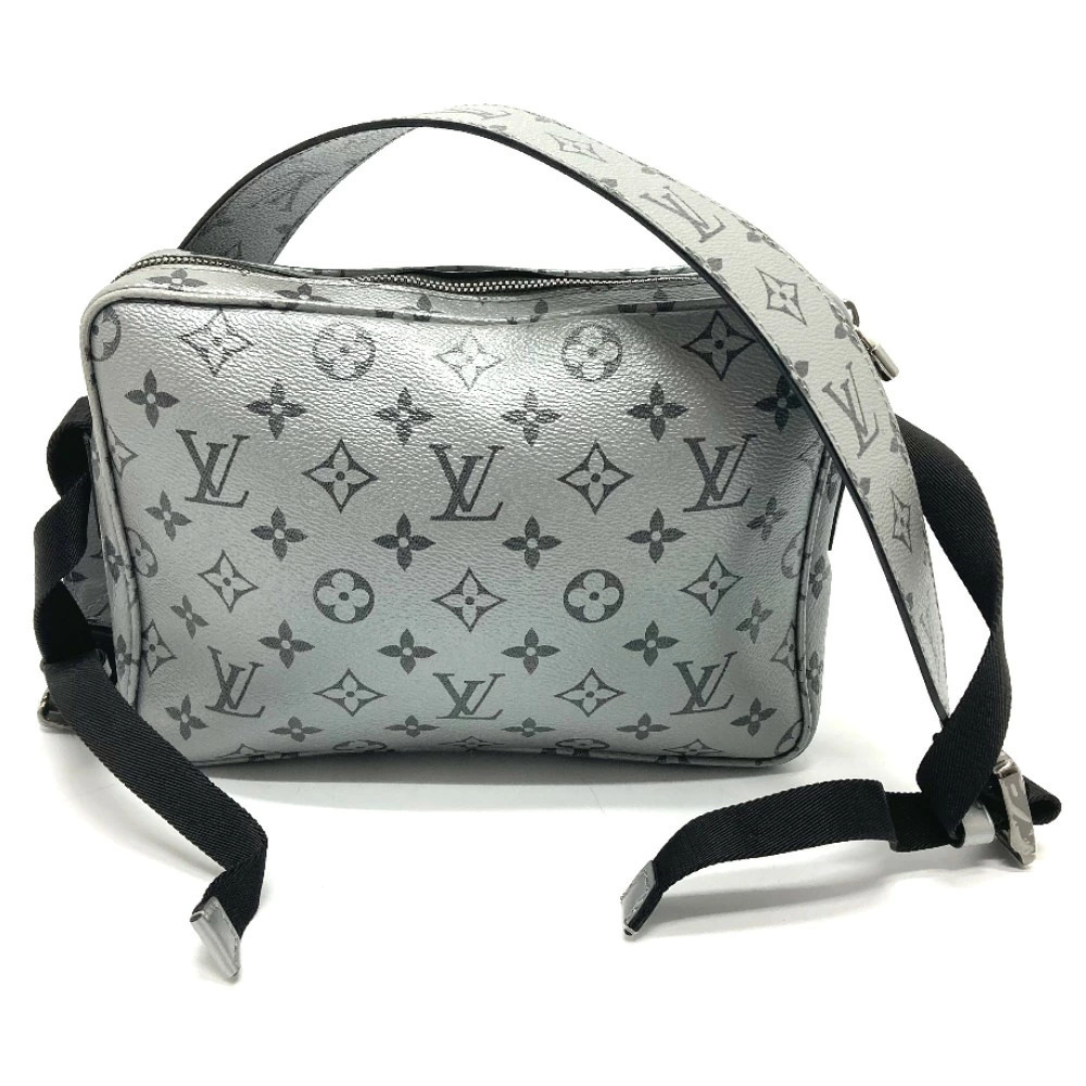 Louis Vuitton Canvas Monogram Shoulder Reflect Silver Bag Messenger